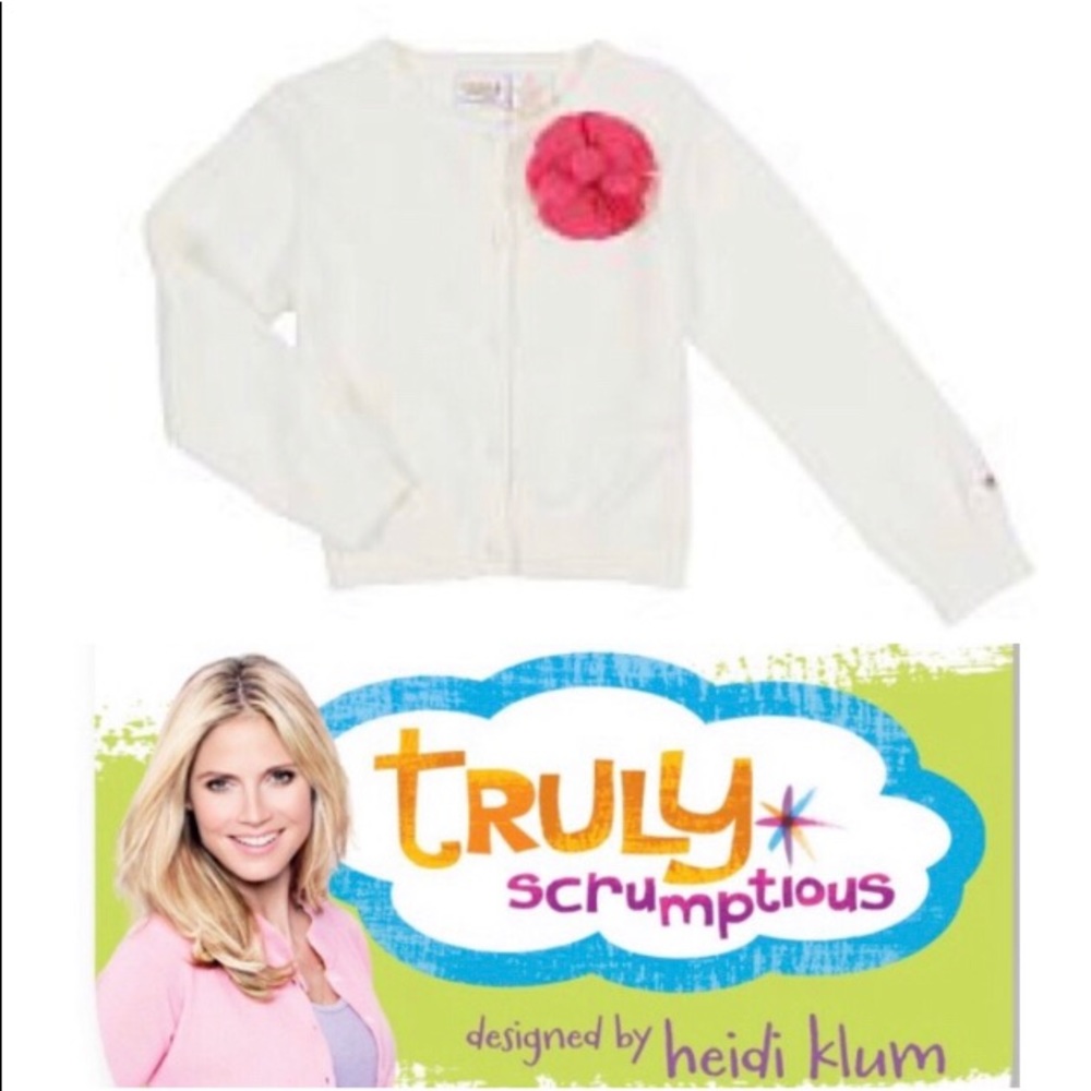 Truly Scrumptious • White cardigan sweater